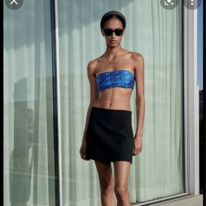 Nwt ss22 zara high-waisted short skirt